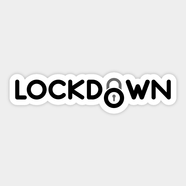 LOCKDOWN Sticker by MUF.Artist